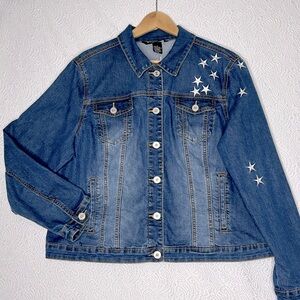 Baccini denim jacket size XL
